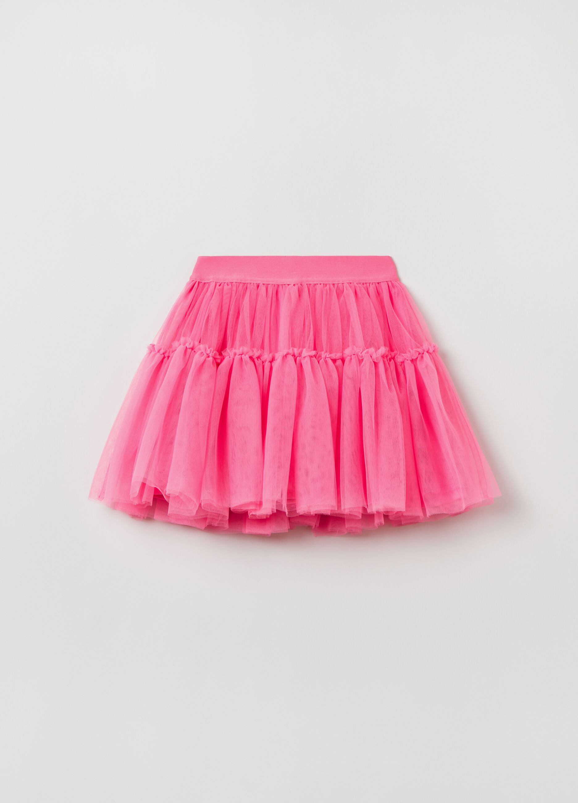 Gonna in tulle con balza_0
