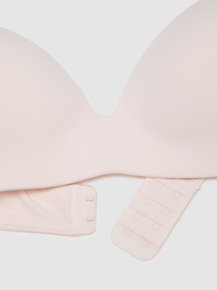 Pink Stretch Blend Bra_5