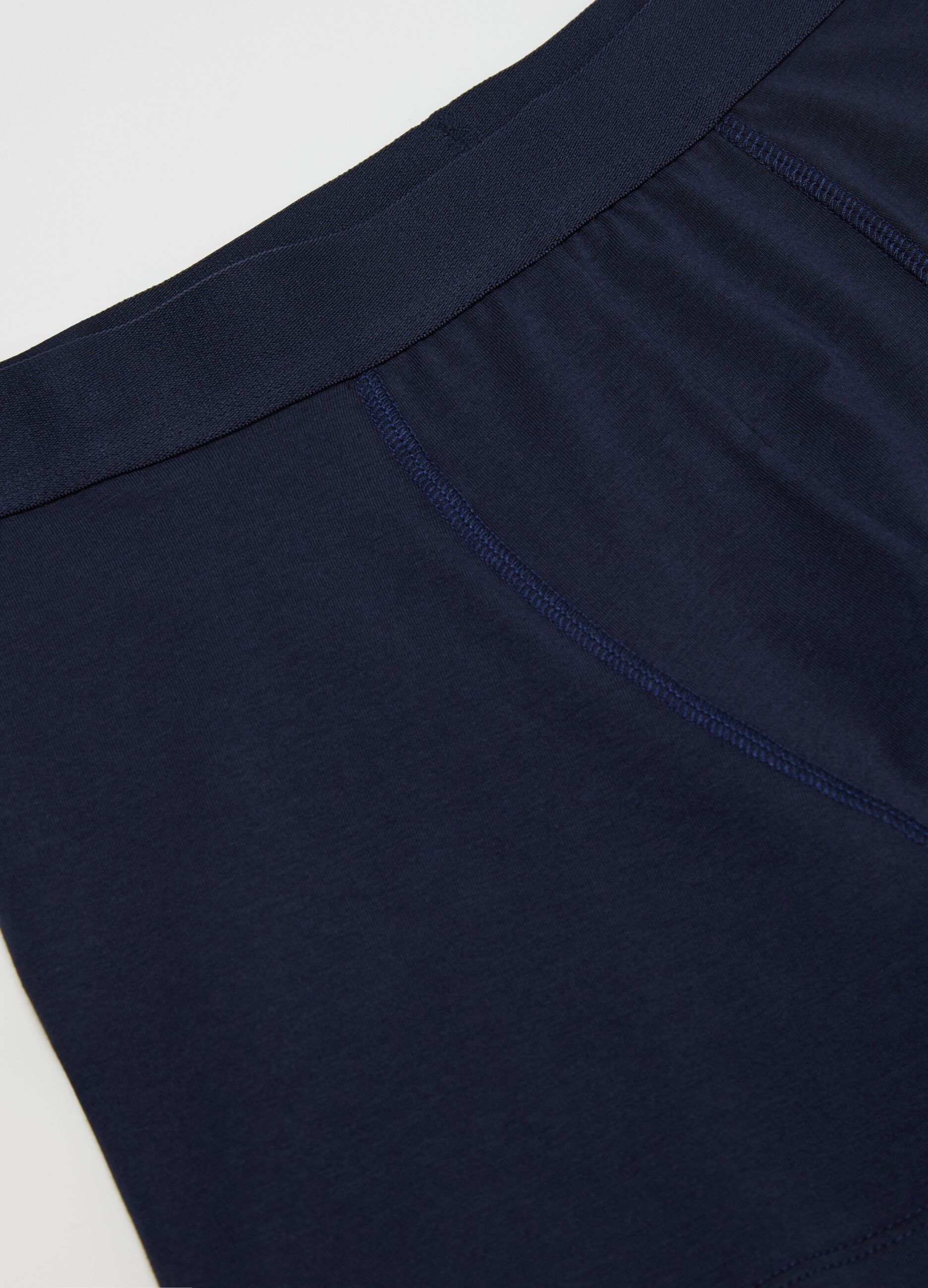Boxer midi in cotone stretch