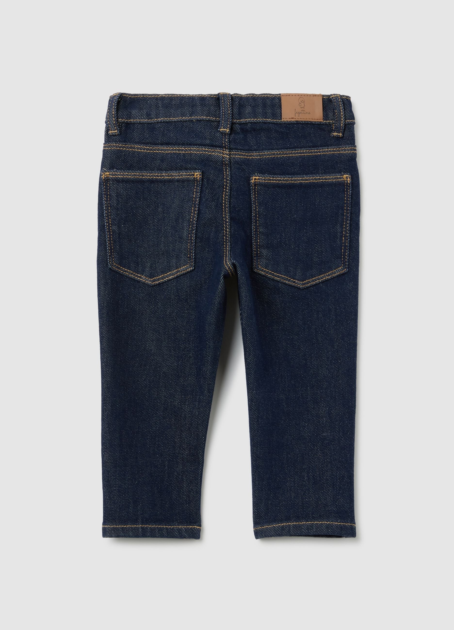 Baby jeans in blue regular fit
