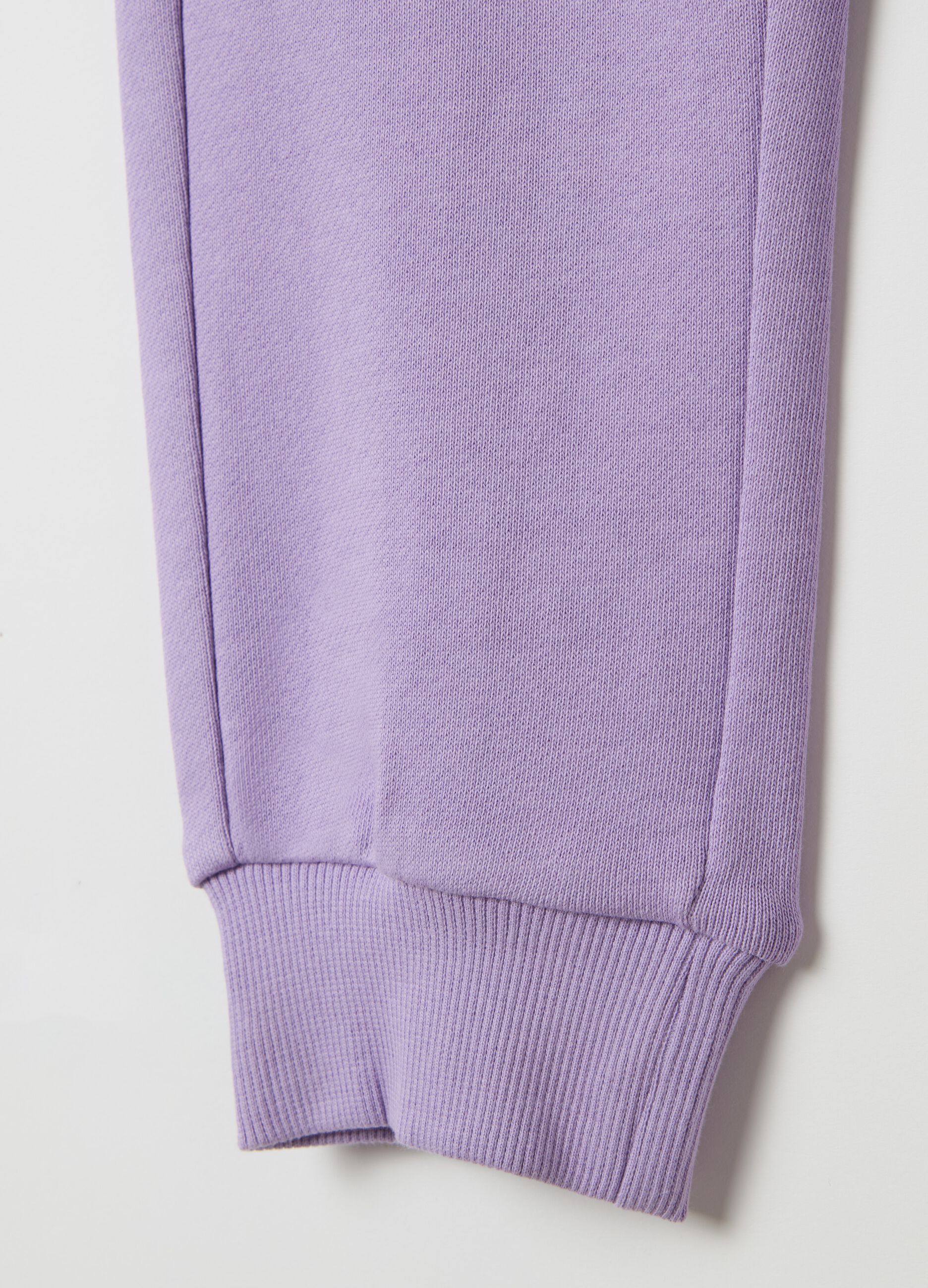 Cotton joggers with drawstring