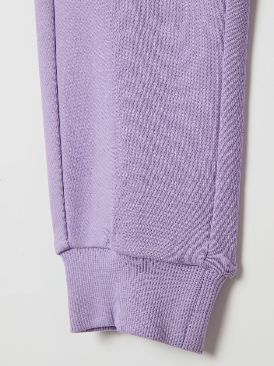 Cotton joggers with drawstring_3