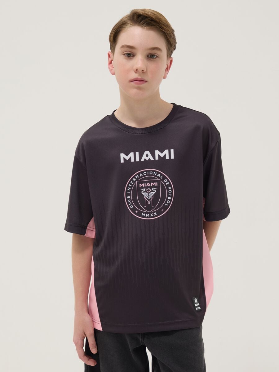 Miami CF black short-sleeve T-shirt, regular fit_0