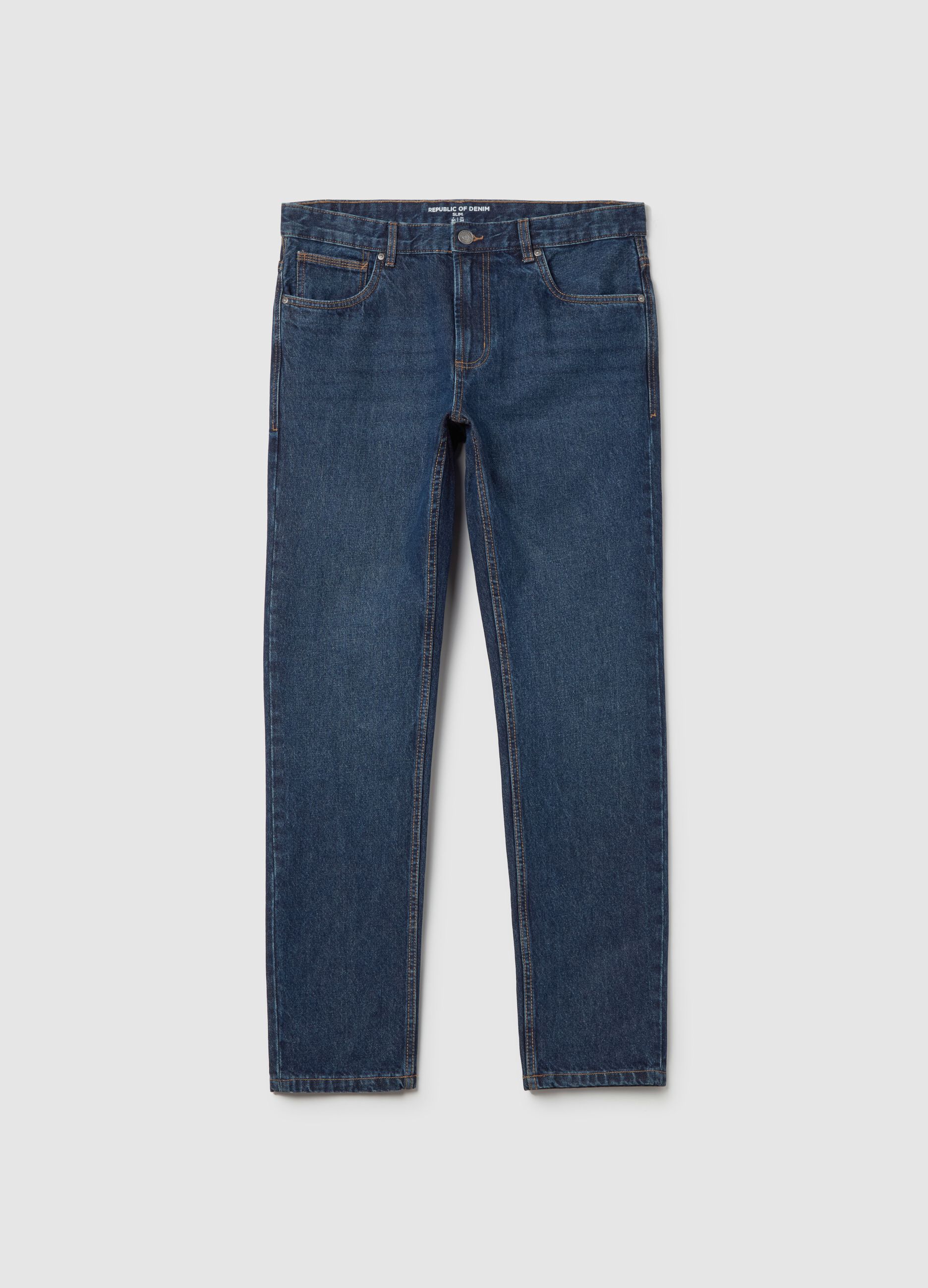 Slim-fit jeans with five pockets