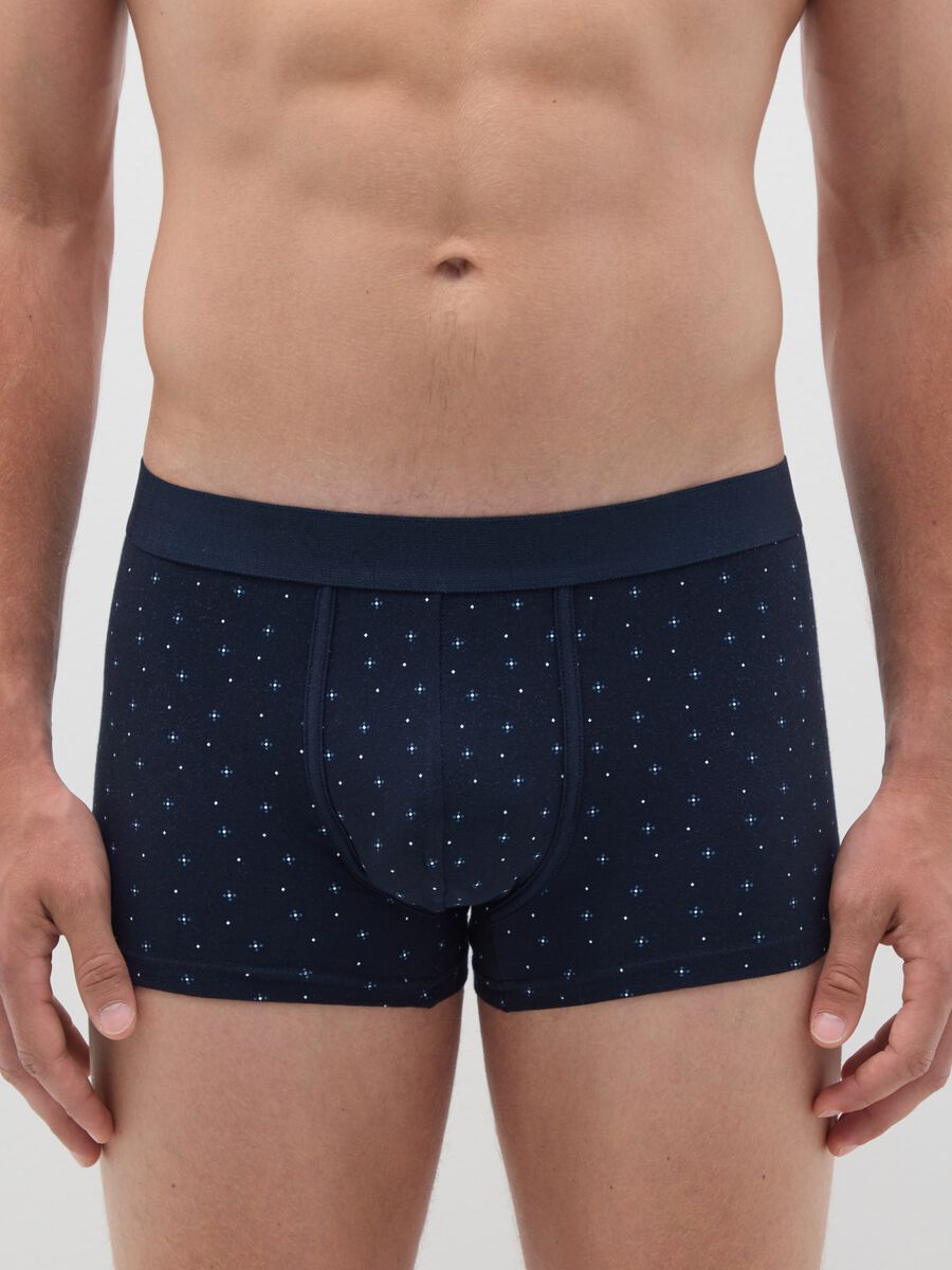 Tripack di boxer da uomo in misto cotone multicolor_1