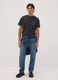 Grey pure cotton Jeep print T-shirt_2