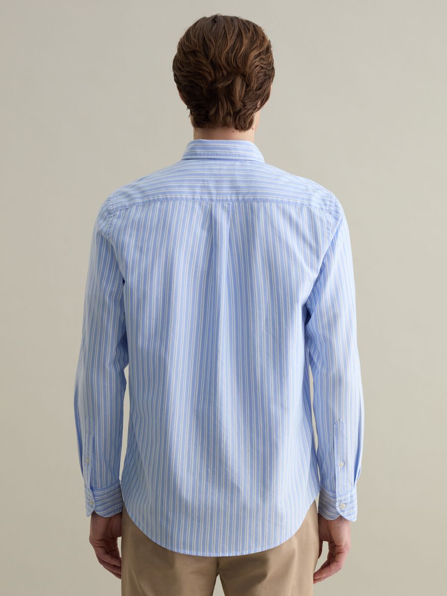 Striped Oxford cotton shirt_2