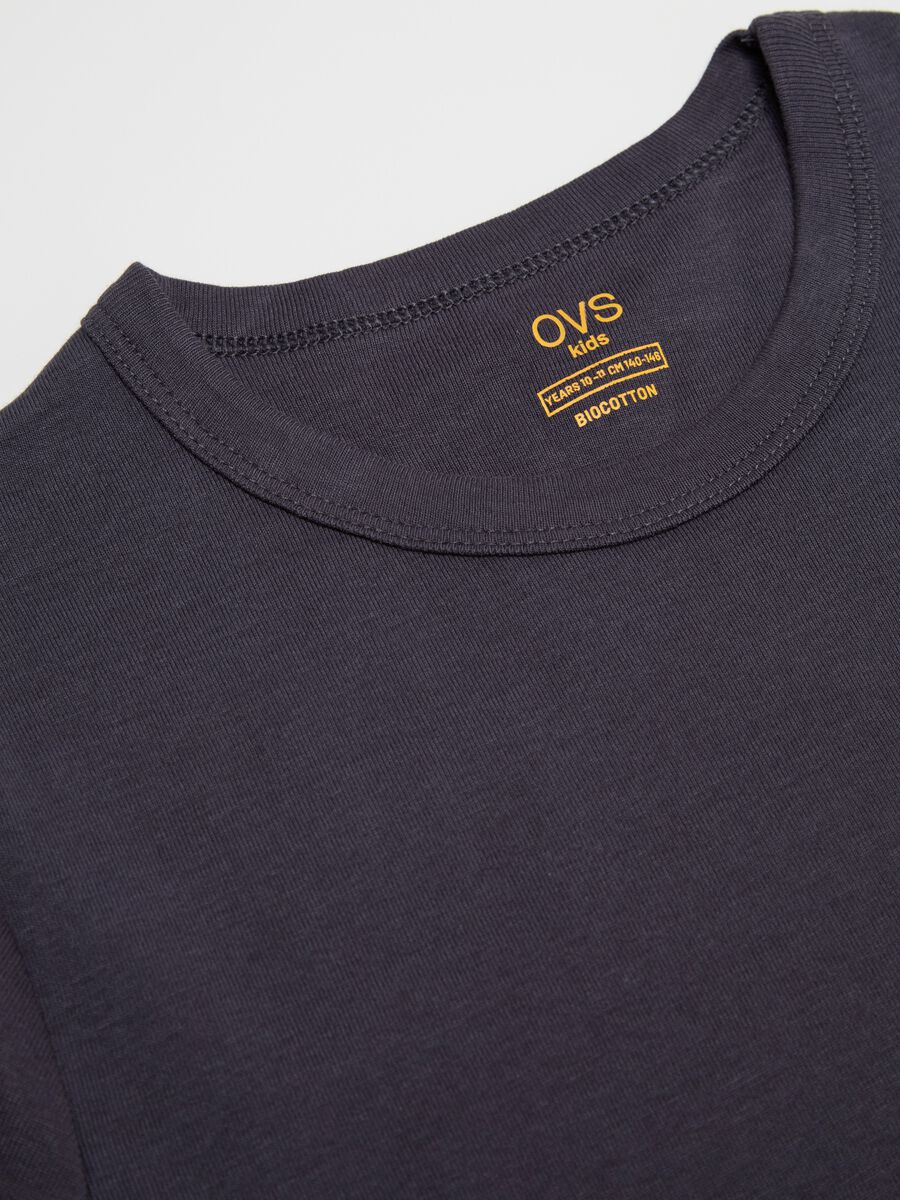 Bipack t-shirt intime in cotone tinta unita_2