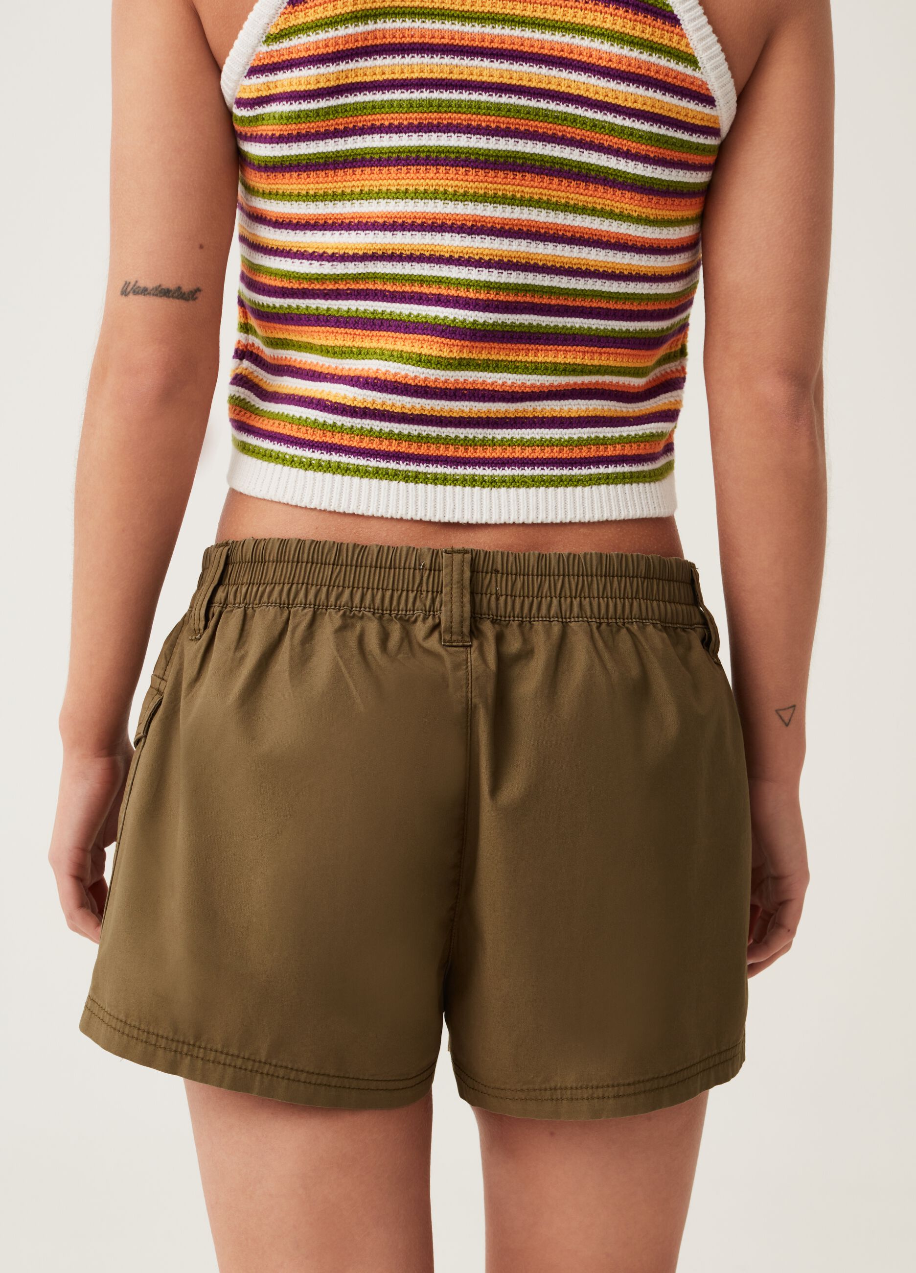 Shorts cargo in cotone Baby Angel_2