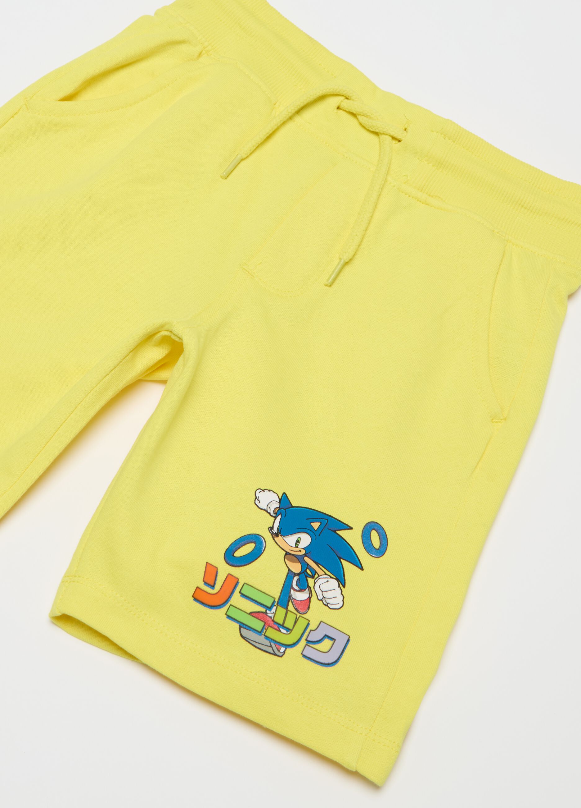 Shorts in felpa con stampa Sonic™