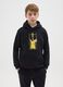Child's black cotton blend sweatshirt regular fit_0