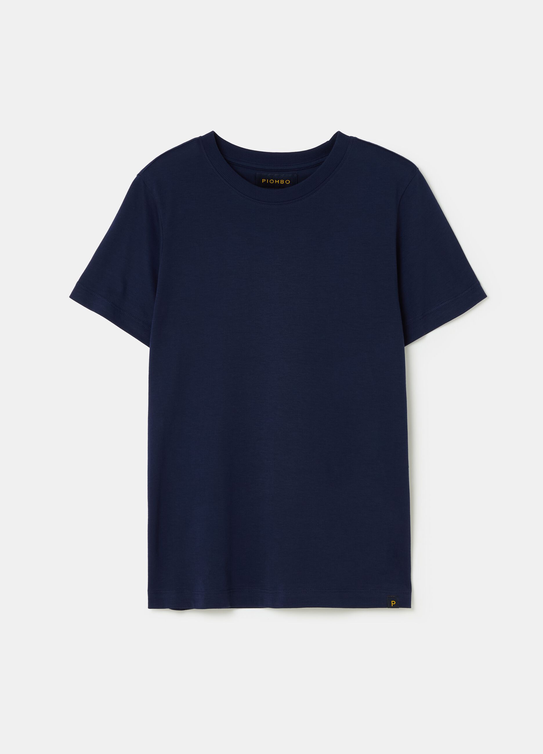 T-shirt girocollo in cotone Supima