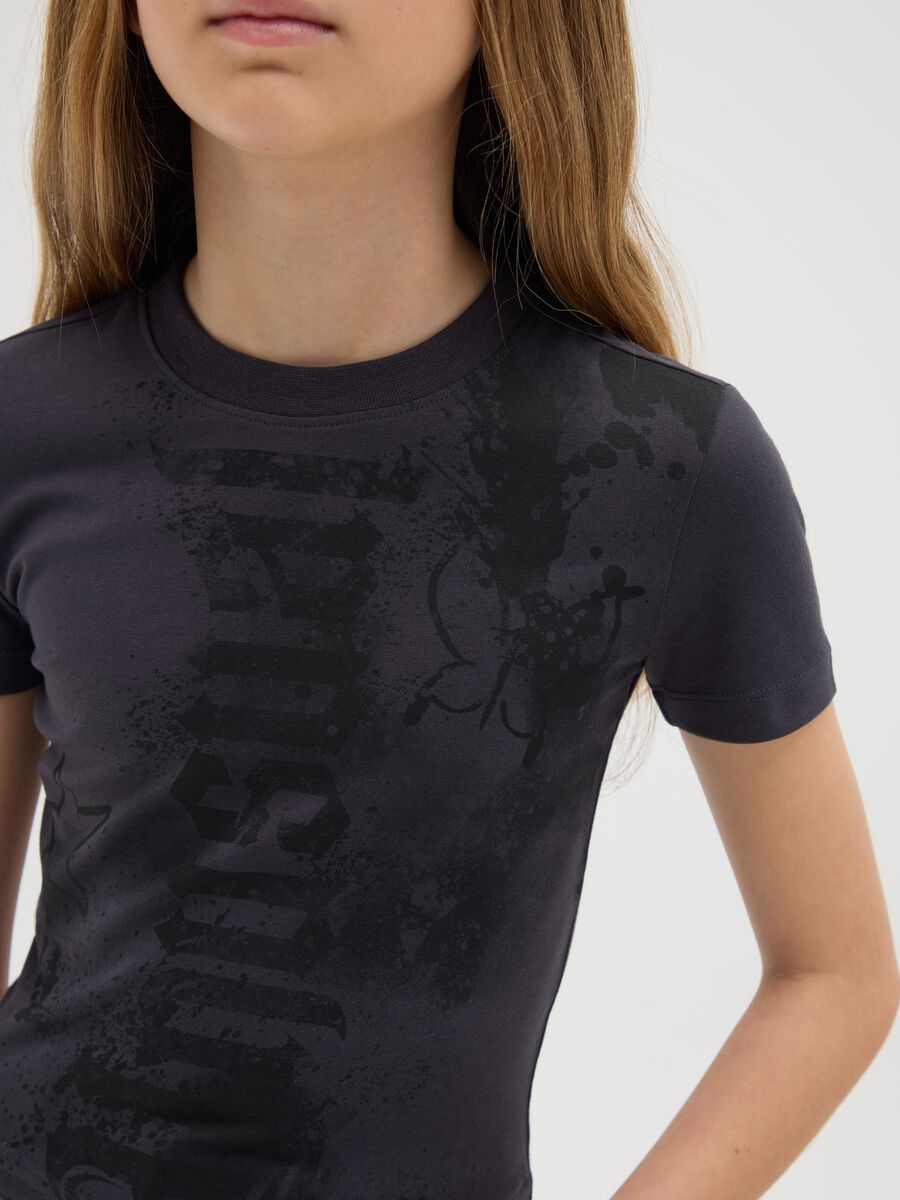 OVS Kids Black Fitted T-shirt_1