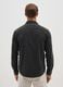 Black pure cotton regular fit corduroy shirt_2