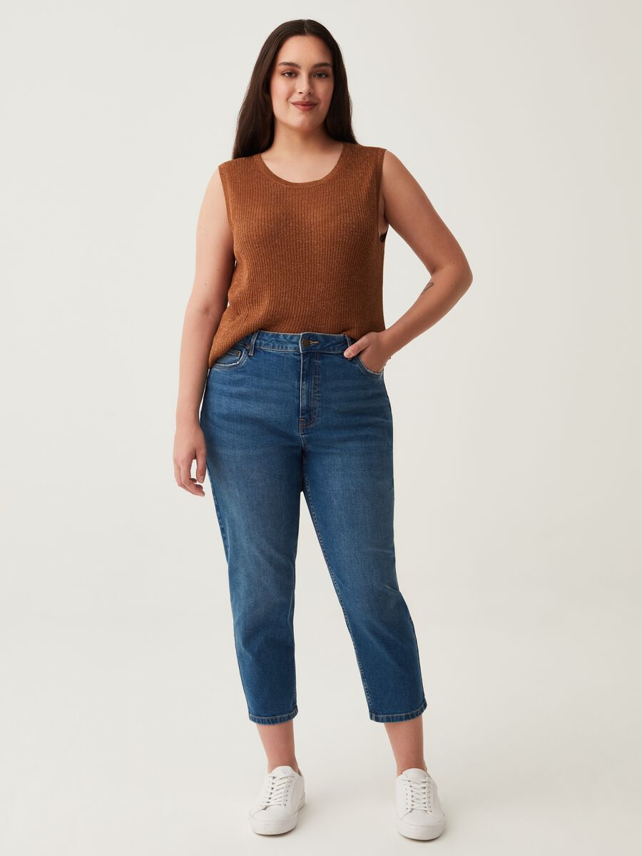 Jeans cropped stretch Curvy_0