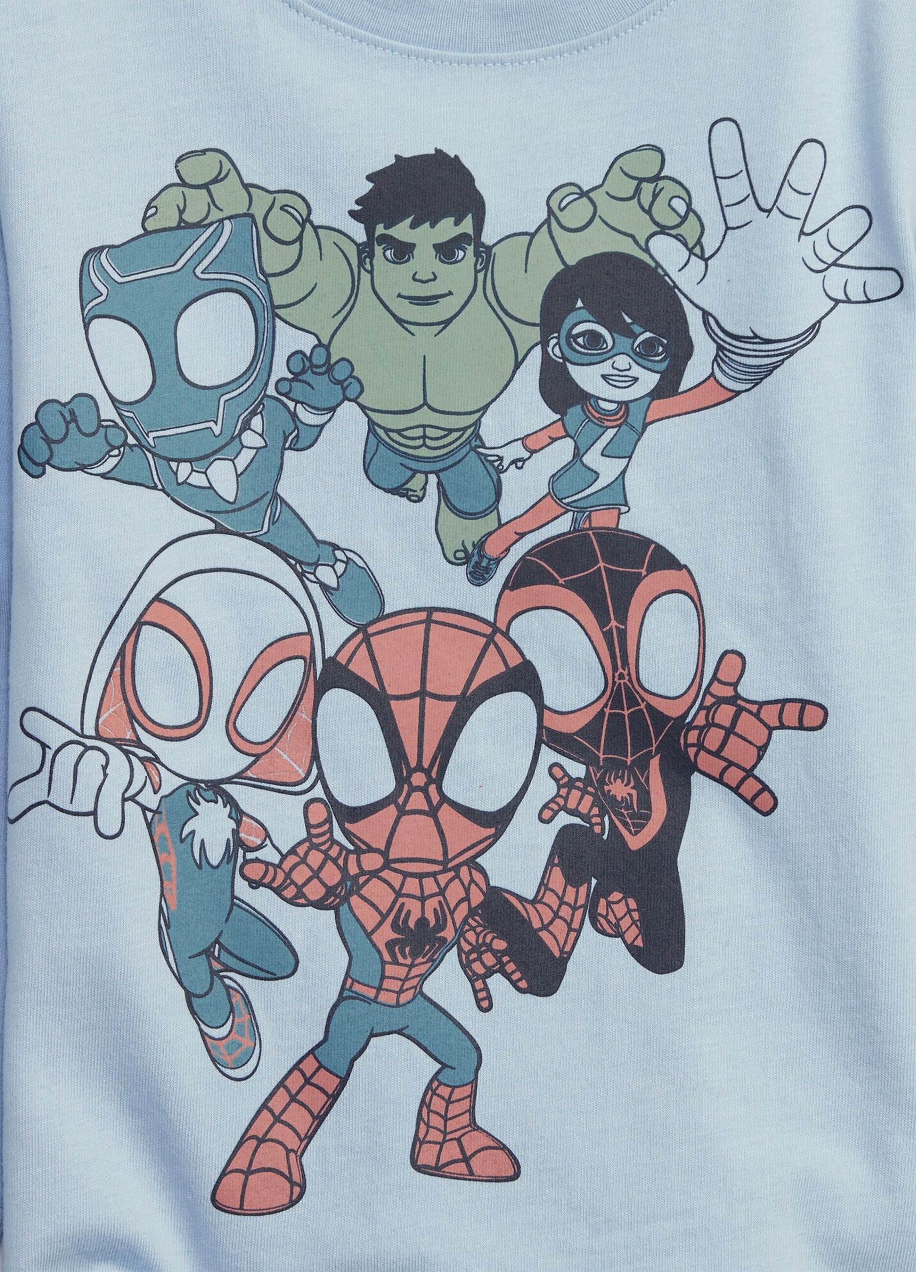 T-shirt a maniche lunghe Marvel Super Heroes