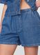 Denim shorts with elastic waistband_3