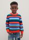 Boys' Pure Cotton Multicolour Regular Fit Jumper_0