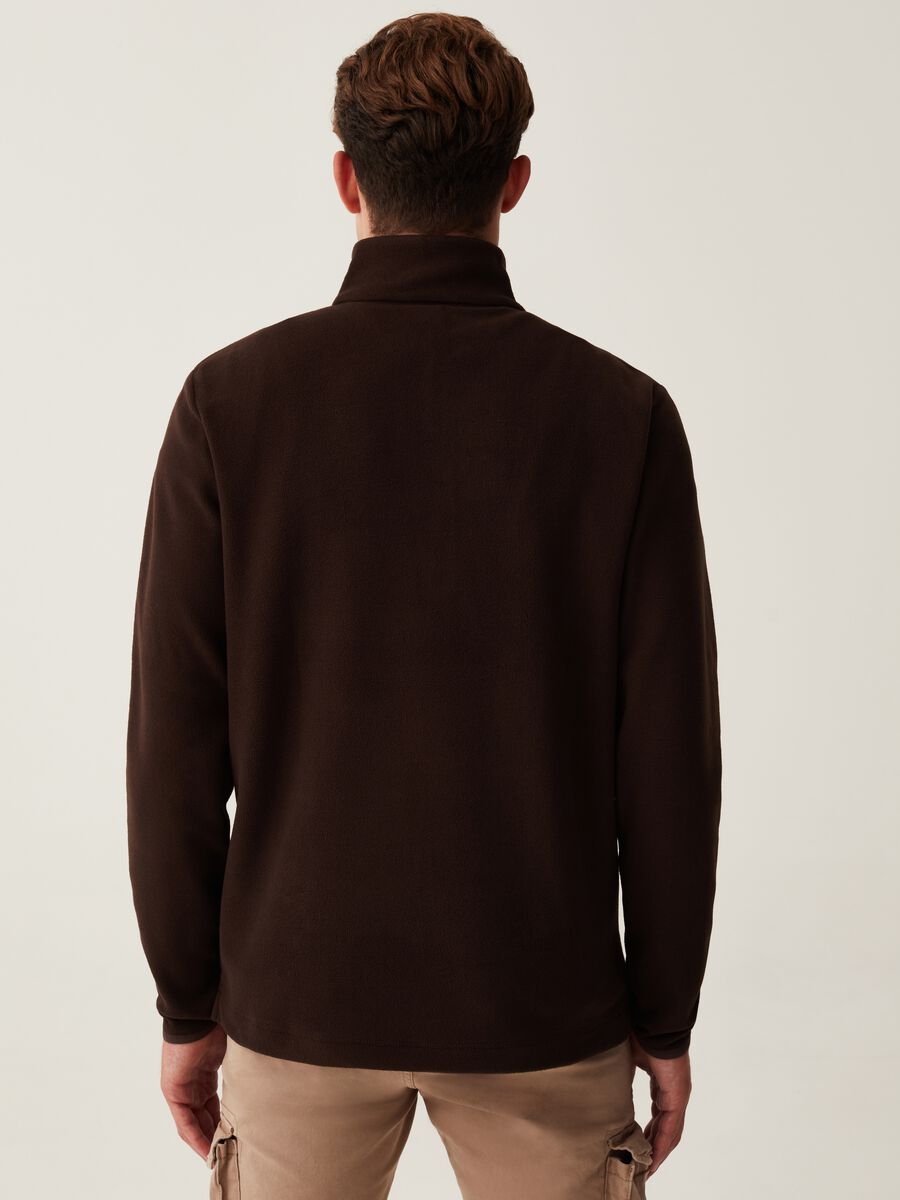 Half-zip sweatshirt in fleece_2