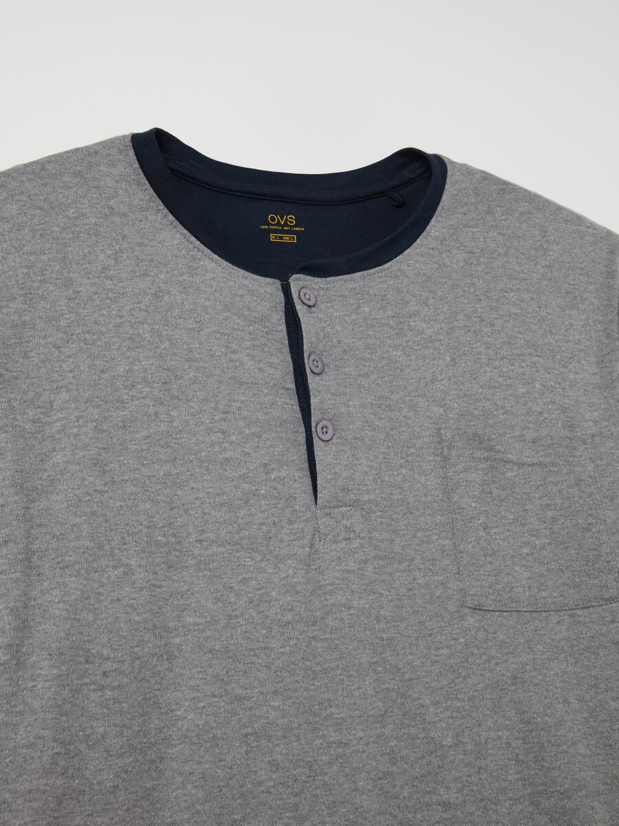 Pigiama lungo top con scollo serafino_5