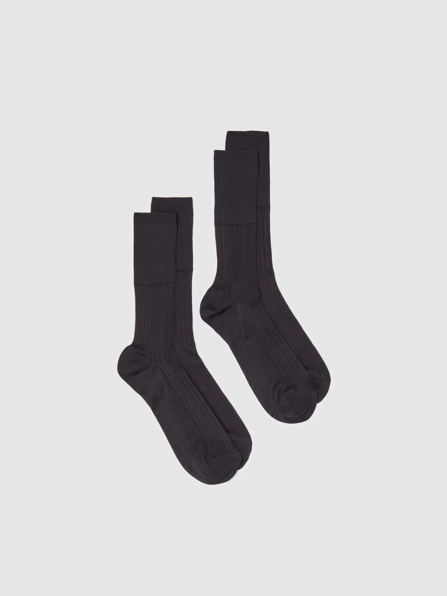 Two-pair pack medical socks in cotton_0