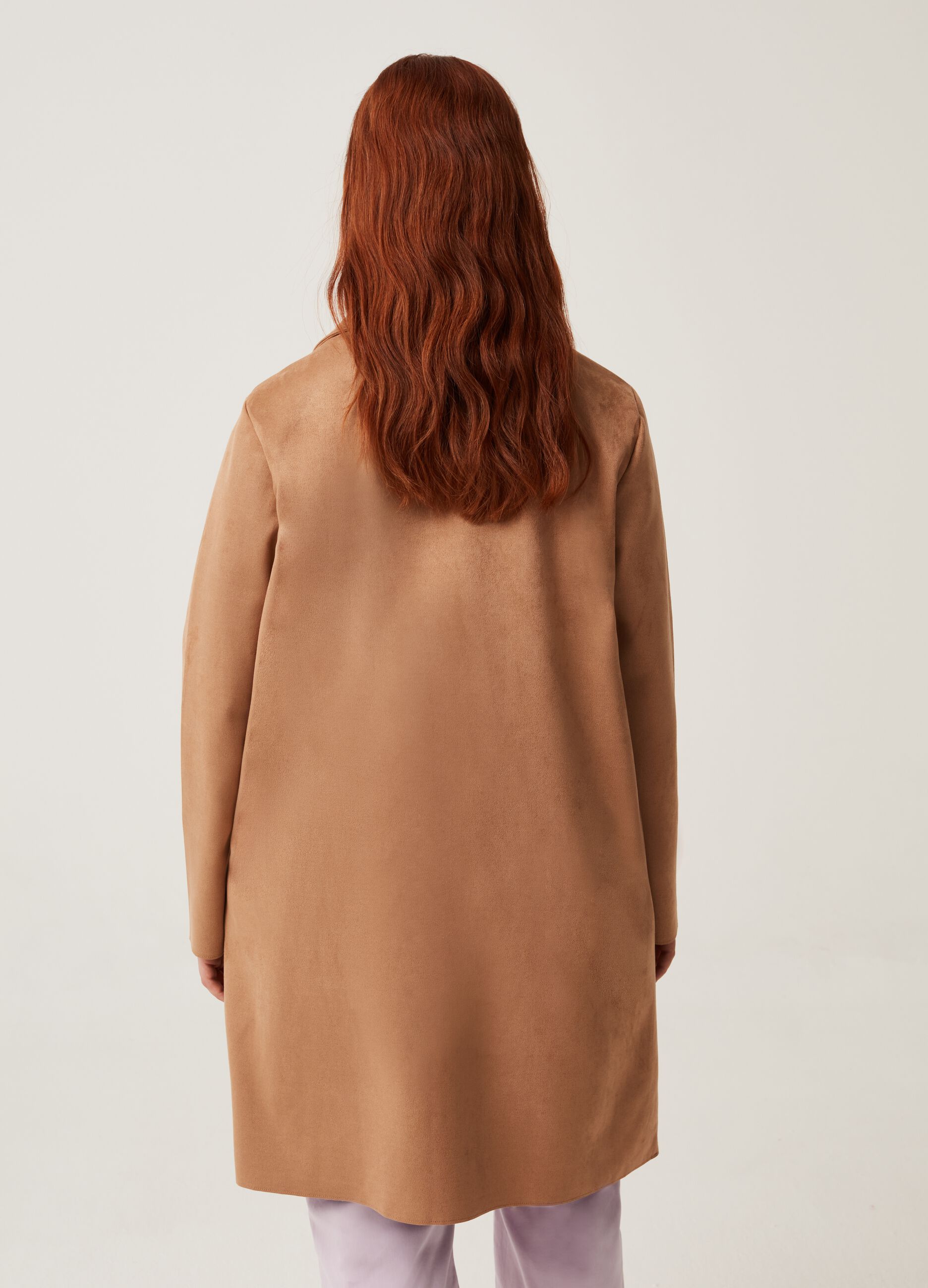 Cappotto scamosciato Curvy MYA_2
