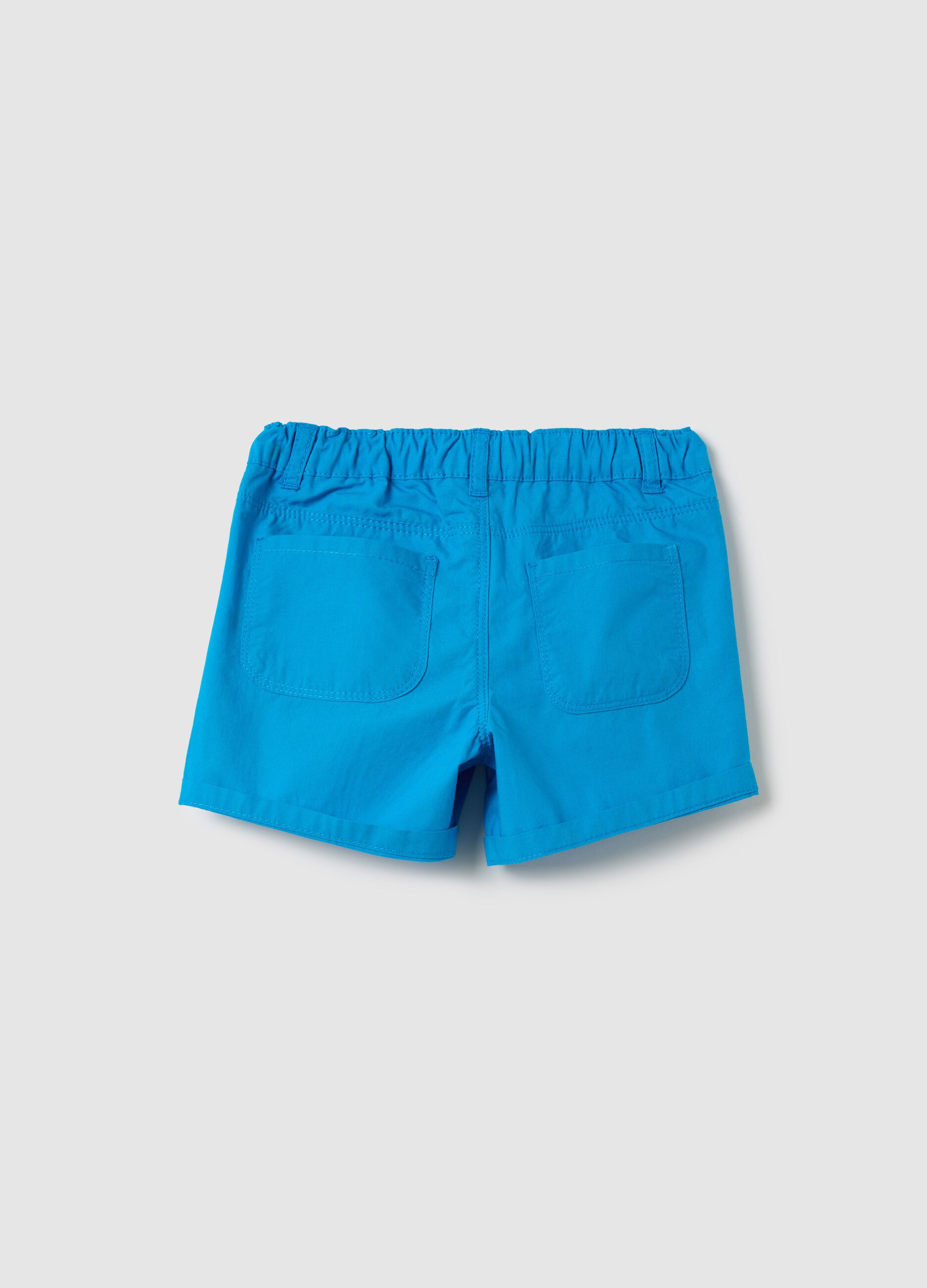 Blue shorts in pure Fagottino cotton