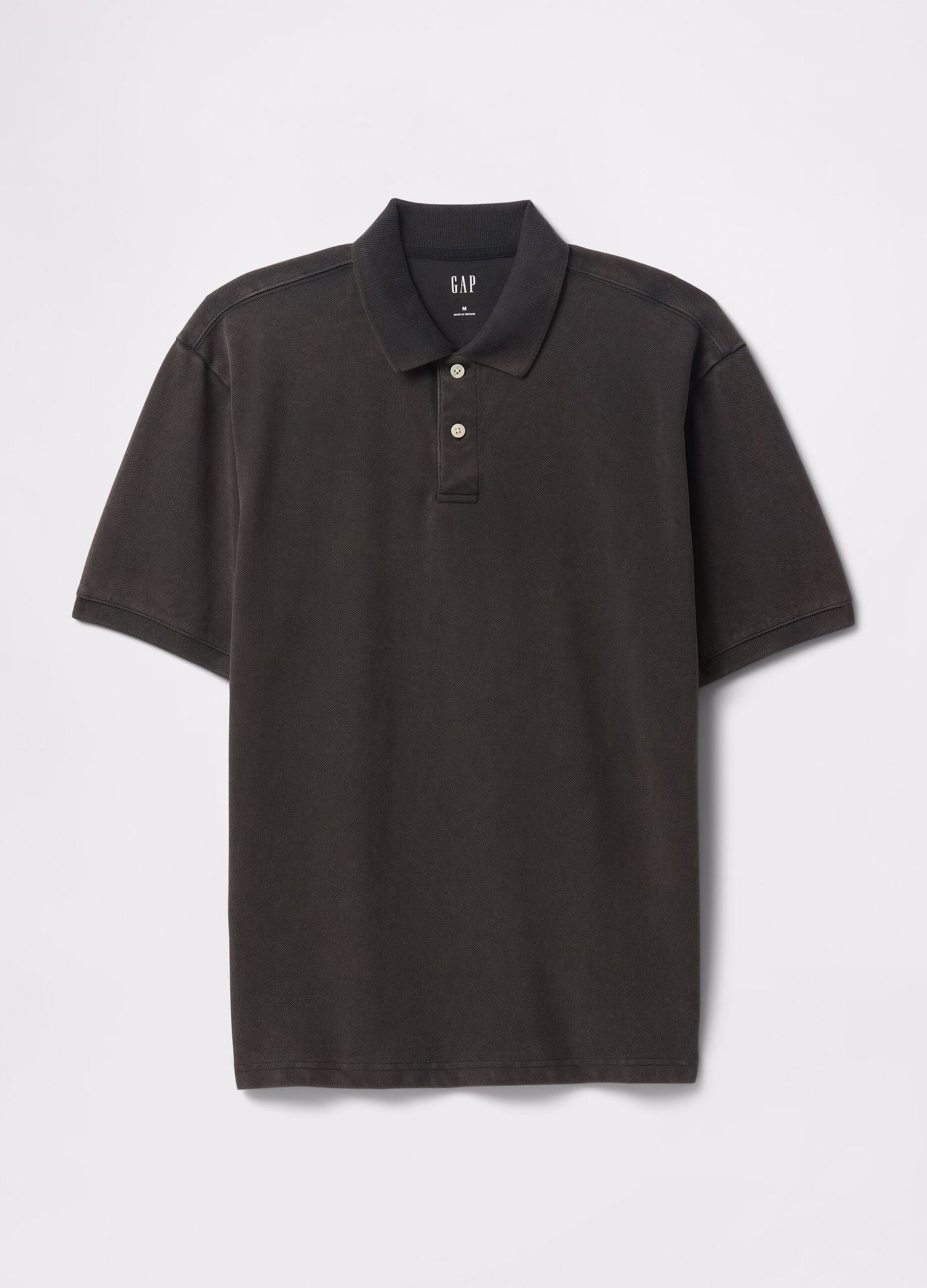 Polo shirt with short sleeves in cotton