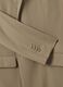 Beige Stretch Fabric Slim Fit Blazer_5