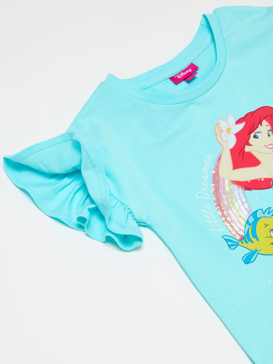 T-shirt with The Little Mermaid print and sequins_2