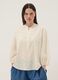 Beige pure cotton shirt with embroidery_2