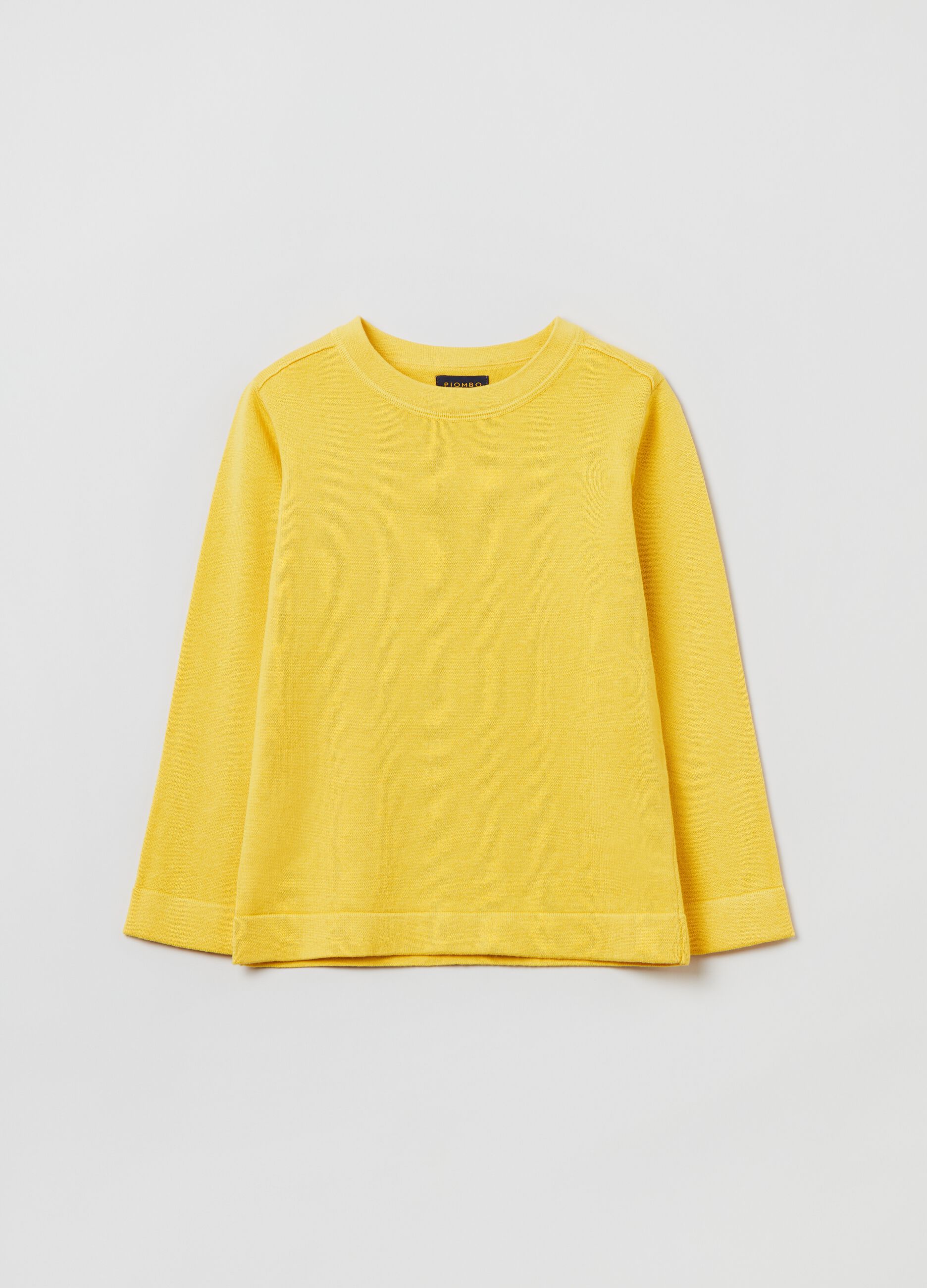 Pullover girocollo in cotone_0