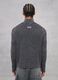 Half-Zip Ribbed Knit Vintage Grey_1