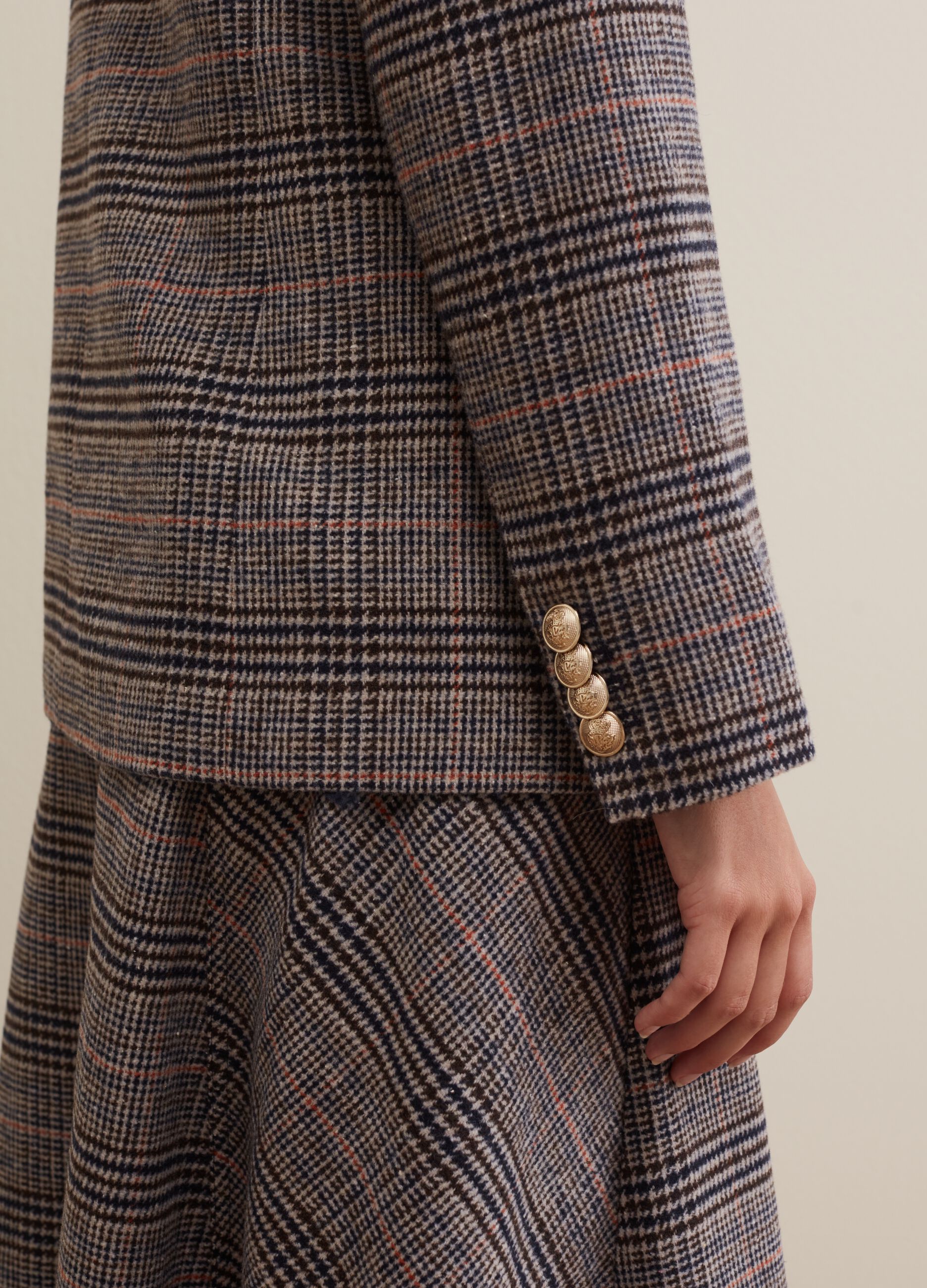 Blazer doppiopetto in principe di Galles_3