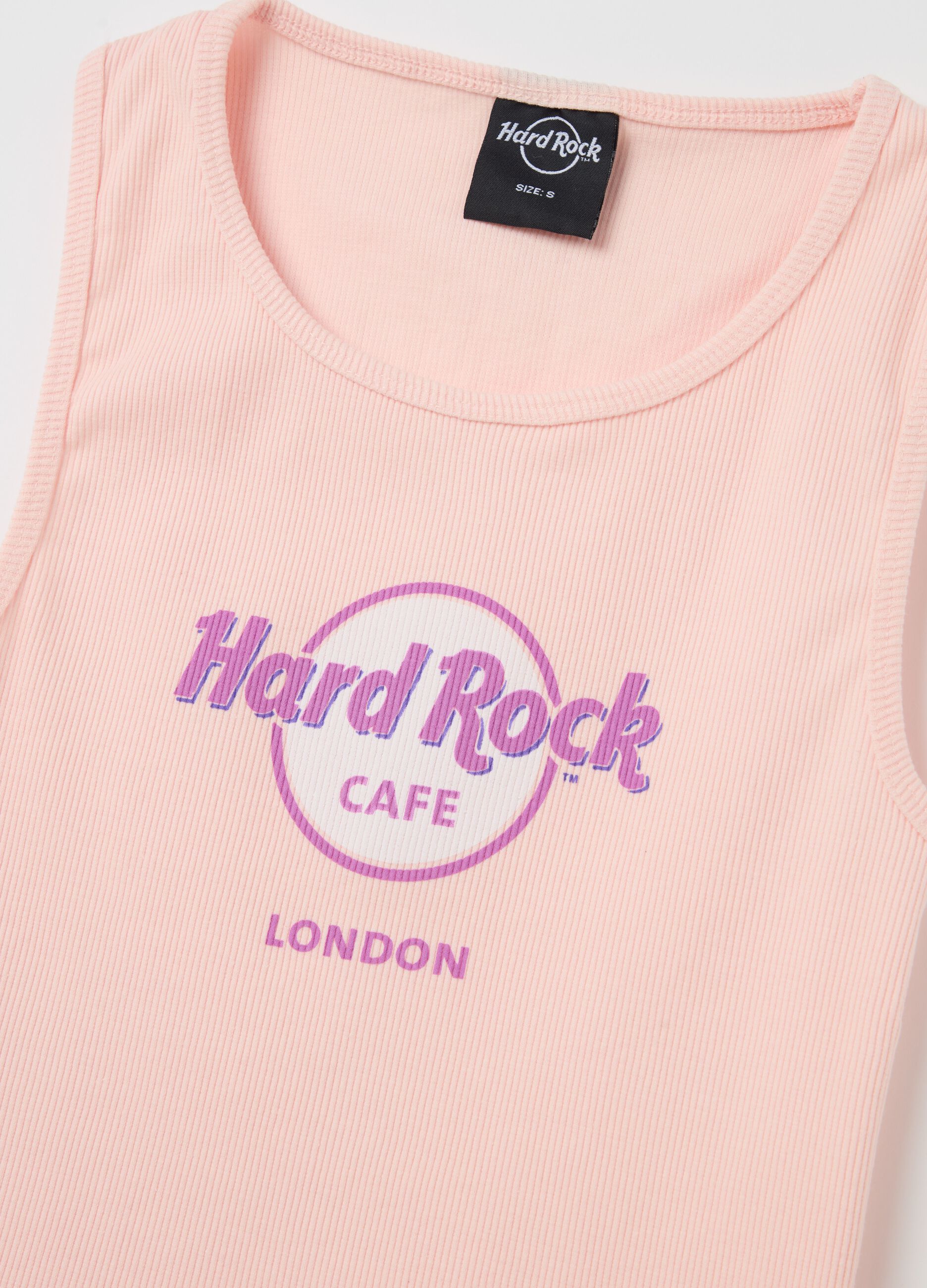 Tank top with Hard Rock Cafè London print