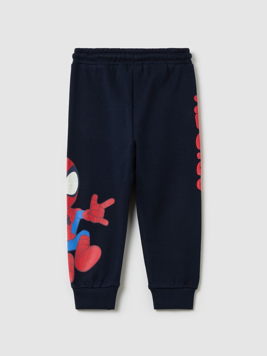 Joggers with drawstring and Spidey print_1