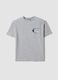 Grey pure cotton Lakers print T-shirt for boys_3
