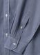Light blue pure cotton poplin check shirt, regular fit_5