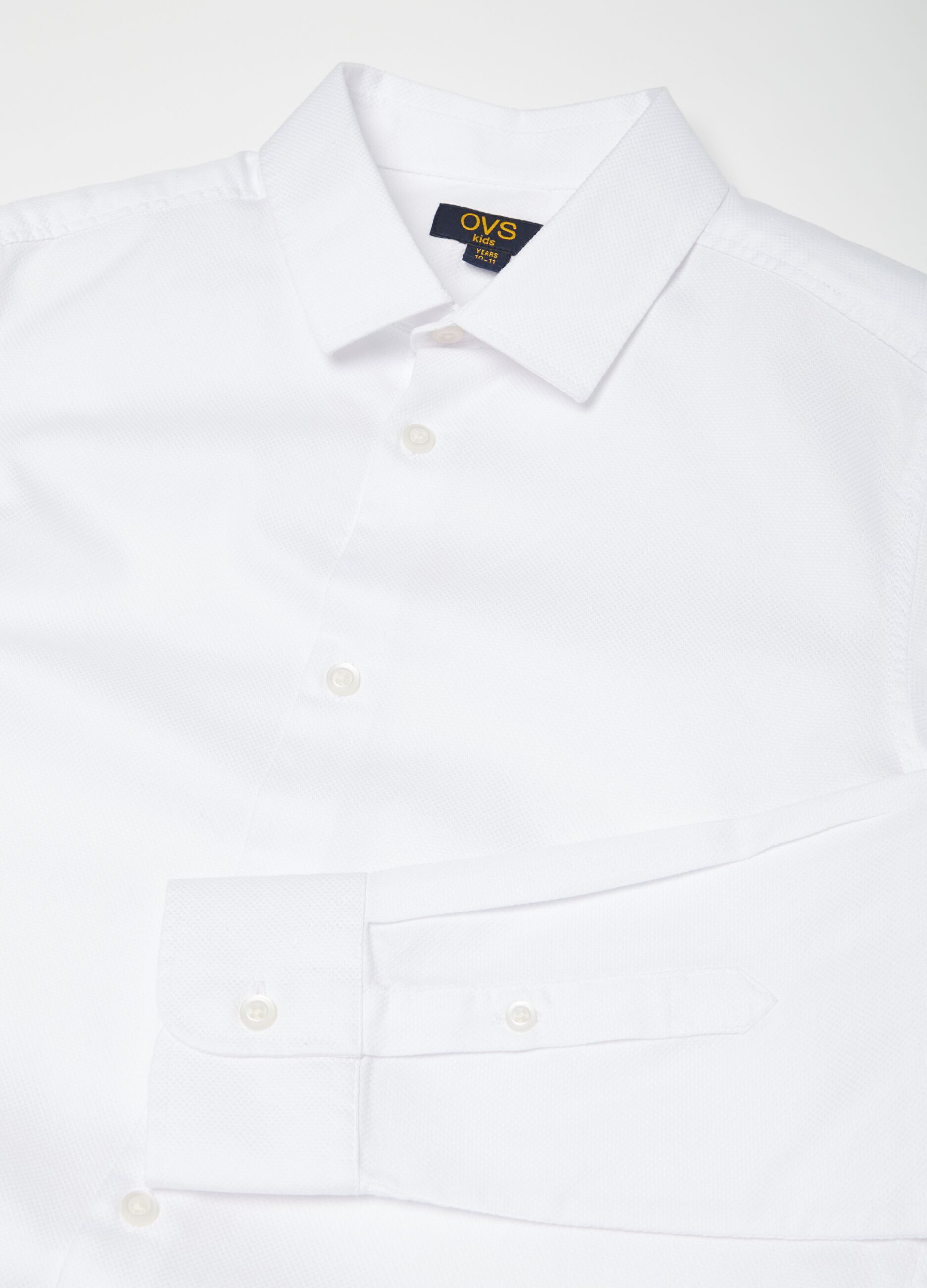 Cotton piquet shirt