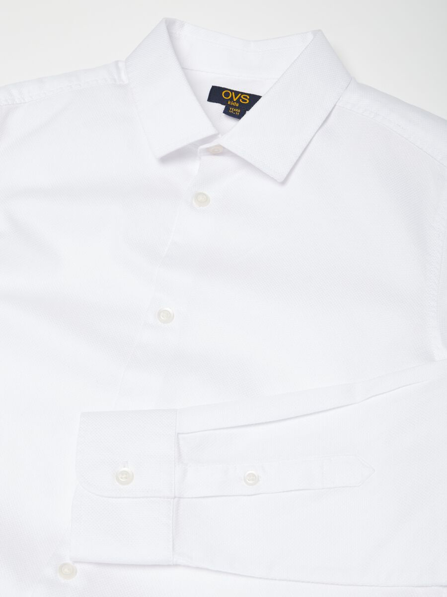 Cotton piquet shirt_2