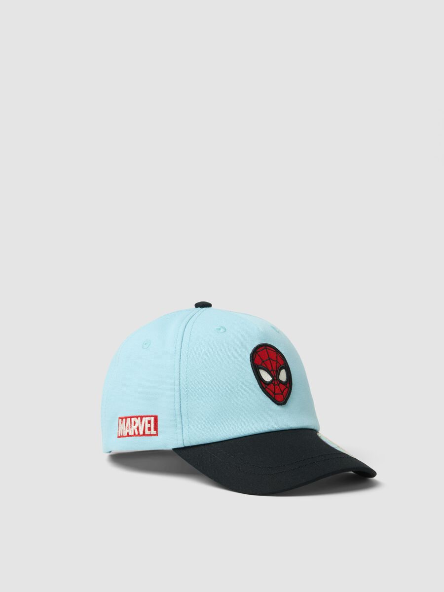 Cappello in puro cotone multicolor da bambino con Spiderman_0
