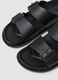 Black sandals with double strap and buckles_2