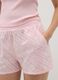 Women's Pink Cotton Vest and Shorts Pyjama Set_2