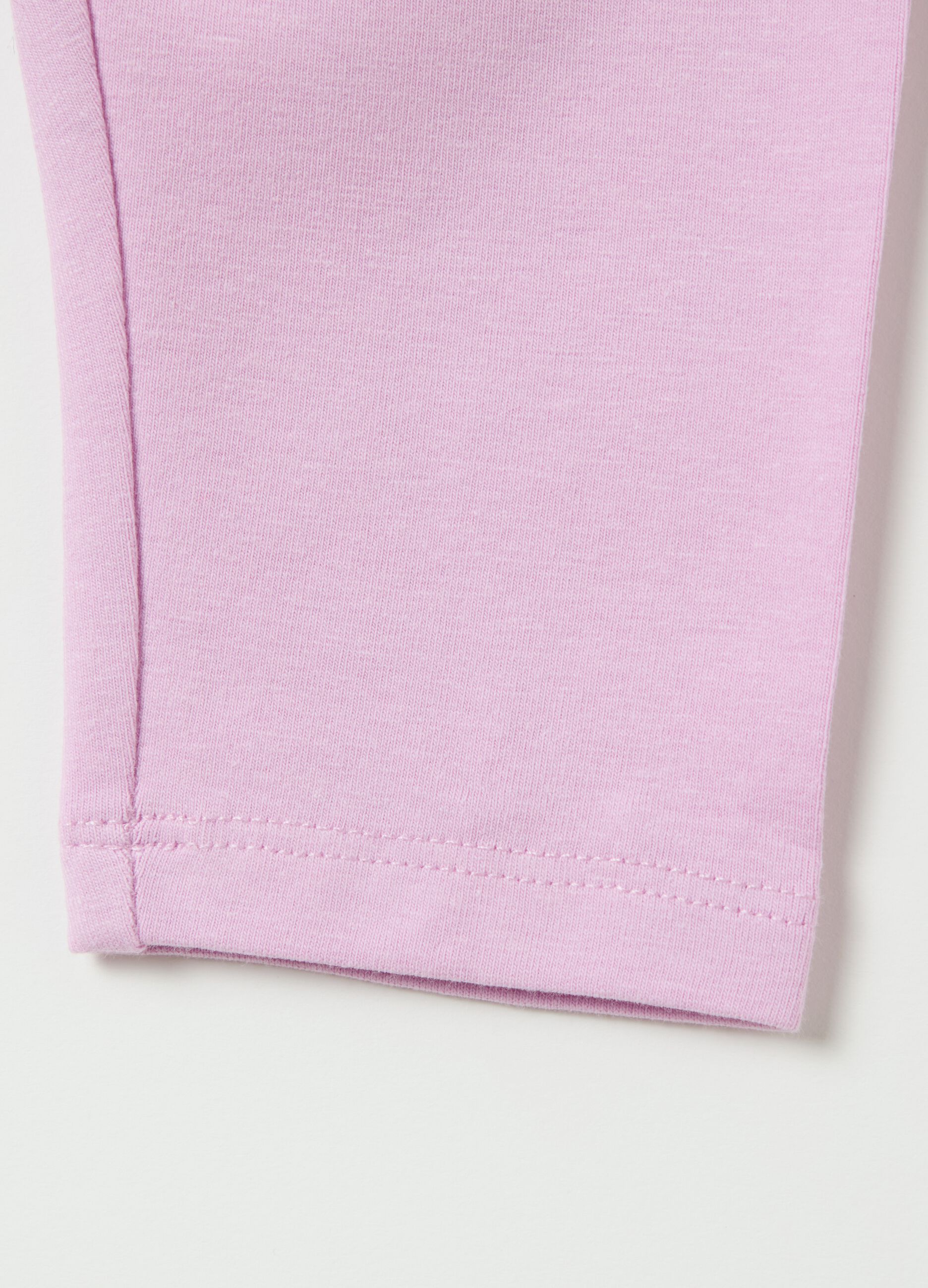 Stretch cotton leggings