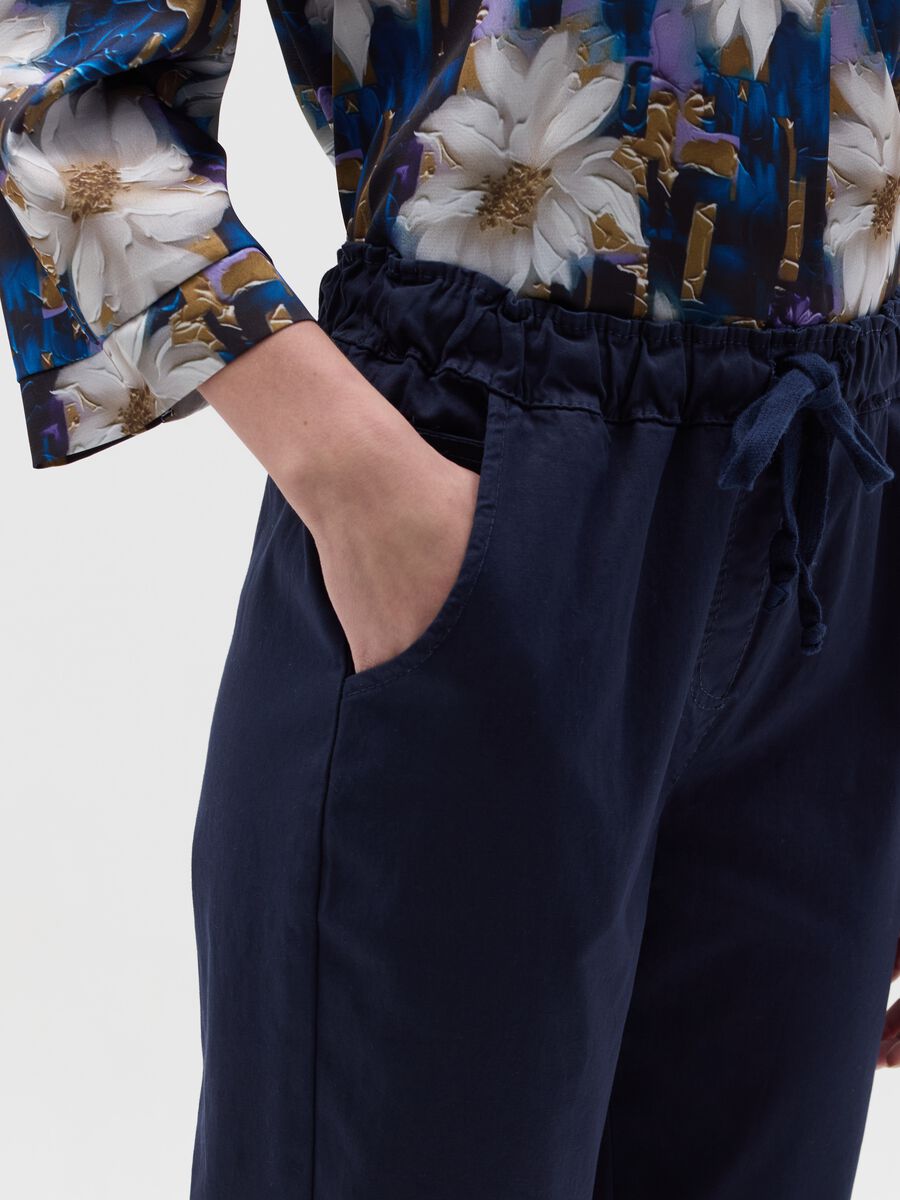 Stretch cotton jogger trousers_2