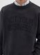 Black pure cotton oversized sweater_3