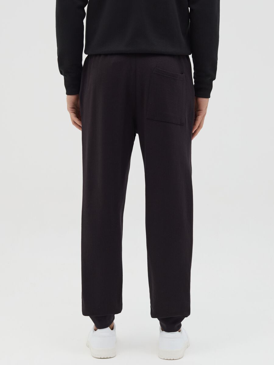 Joggers in cotton with drawstring_3