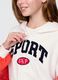 White and red full-zip sweatshirt with hood and logo embroidery_3