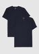 Men's blue pure cotton t-shirt twin pack regular fit_4