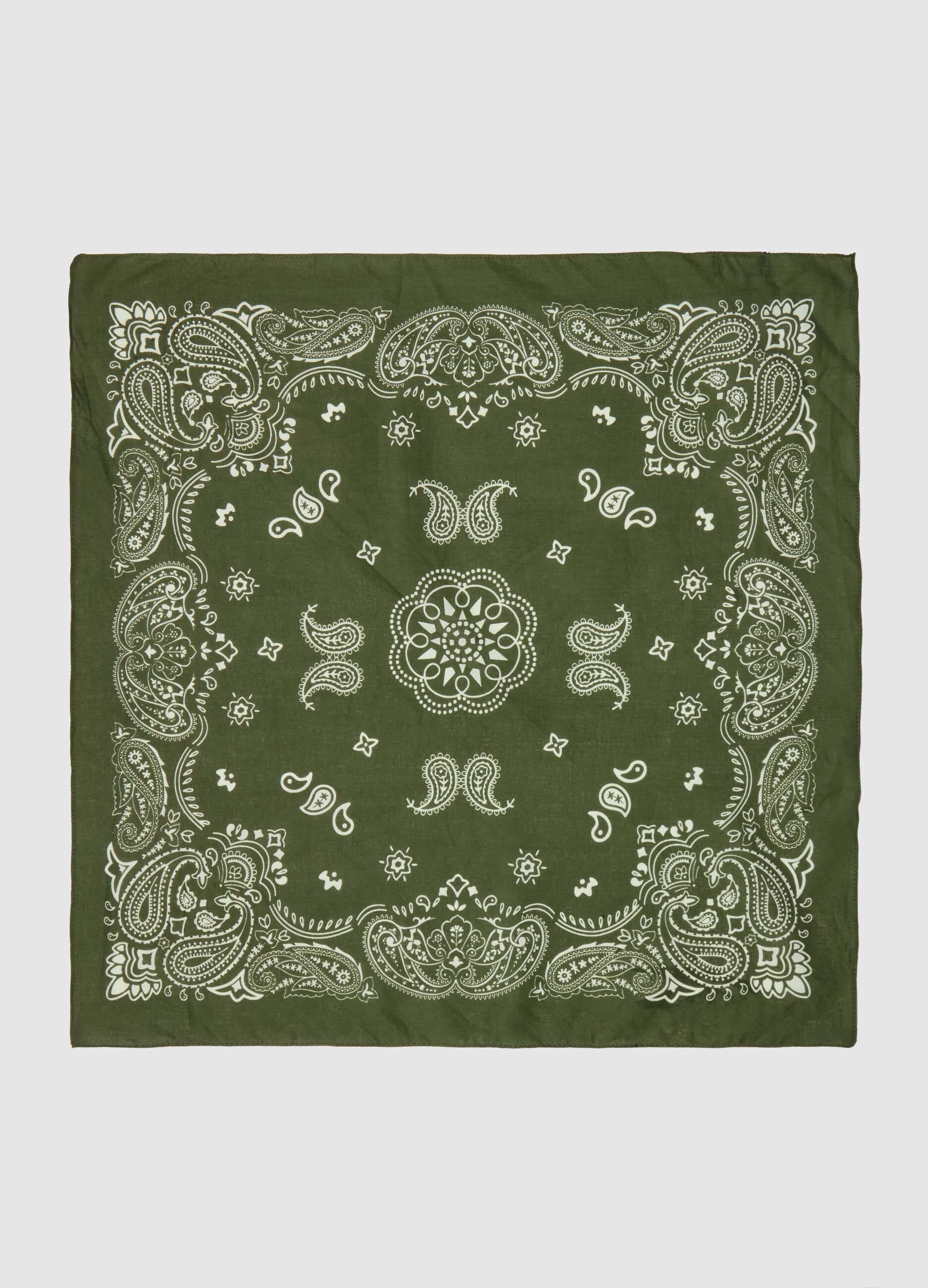 Pashmina in cotone stampa bandana